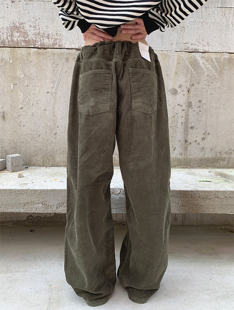 STOPPER WIDE CORDUROY PANTS (3COLOR)