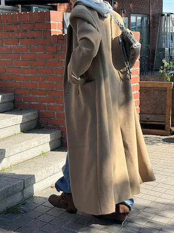 [Unisex] Max double long coat(2color)