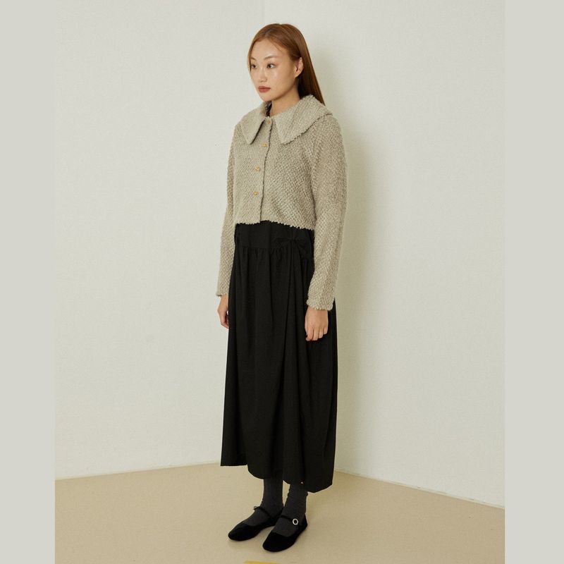 Azure short cardigan (brown)