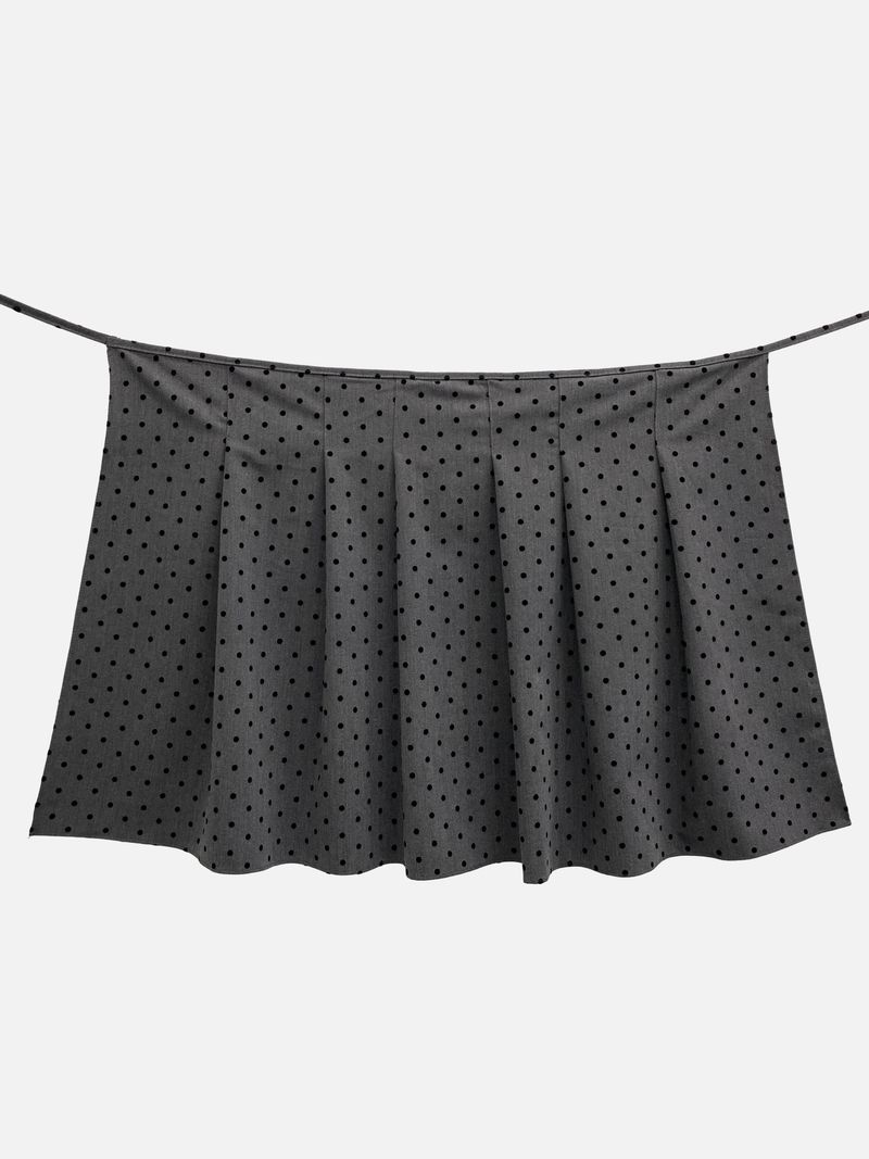 [Detachable] Dot Wrap Skirt Sweatpants (2c)