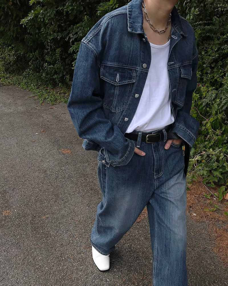 MG722 Rain Fabric Washed Jacket (2 colors)