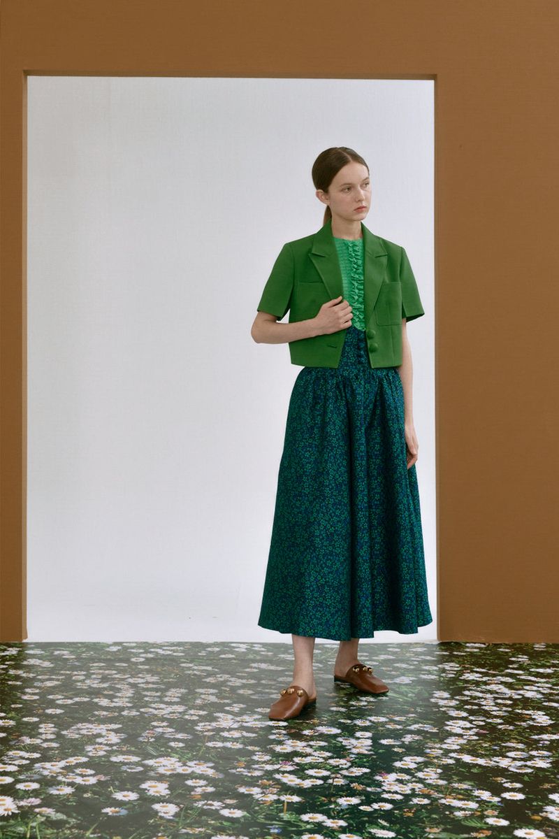 Jacquard skirt