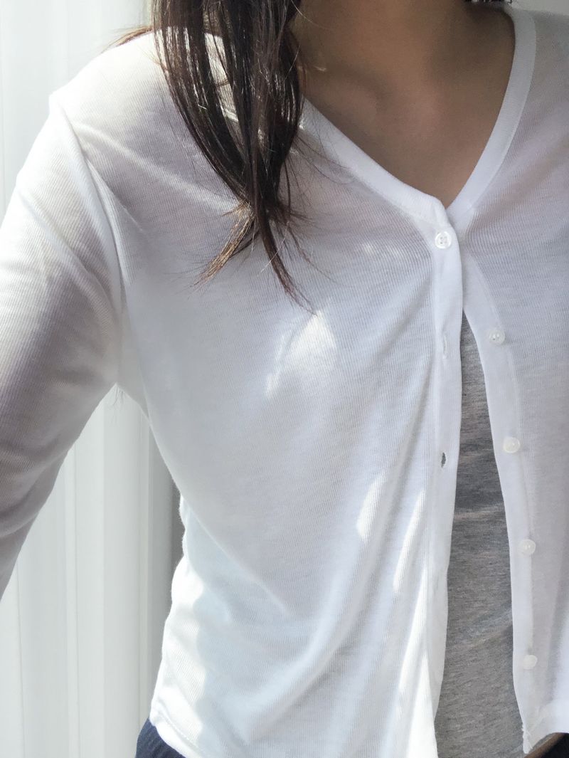 tencel sheer cadigan (3c)