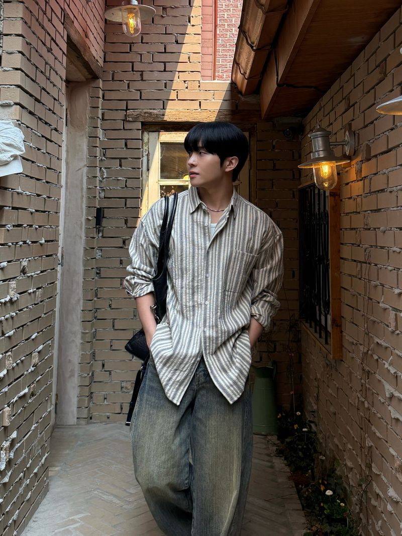 Settle stripe shirt