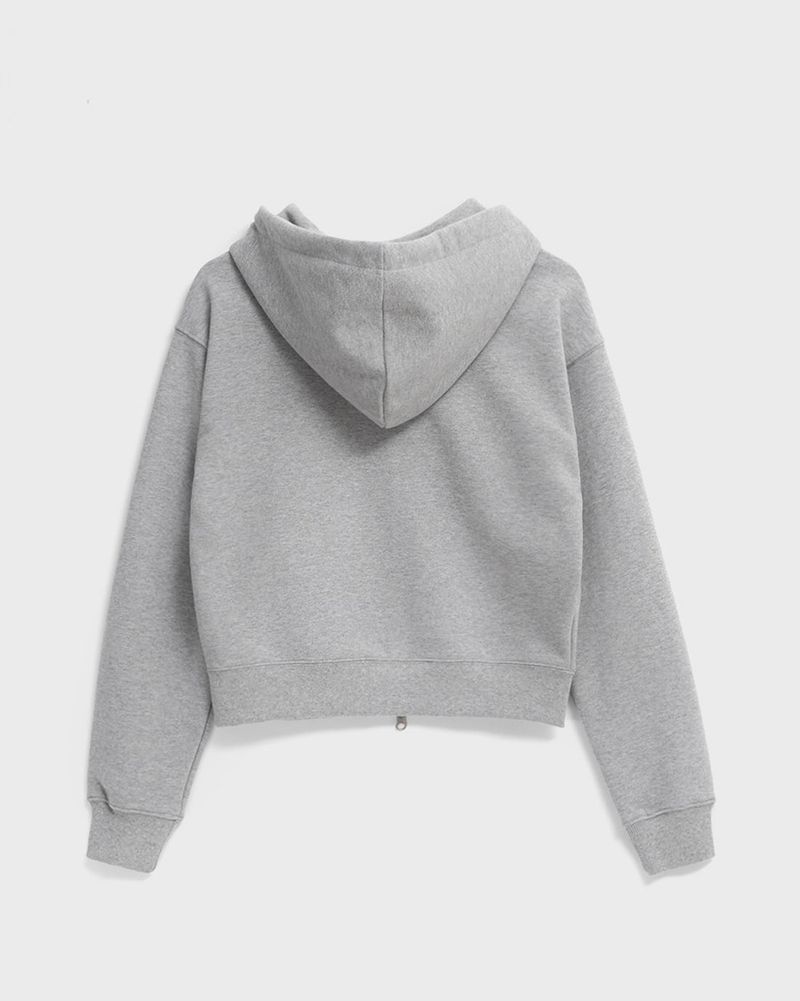 [B-BASIC] Heavy Cotton Hooded Zip-up