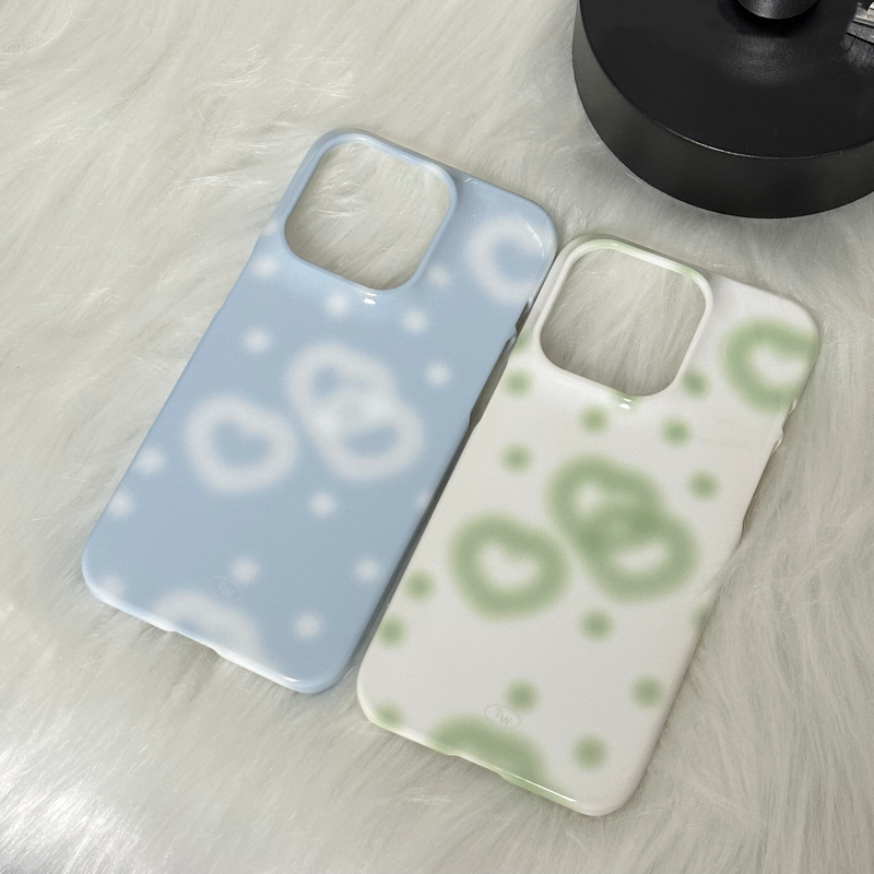 lollipop heart hard case-green