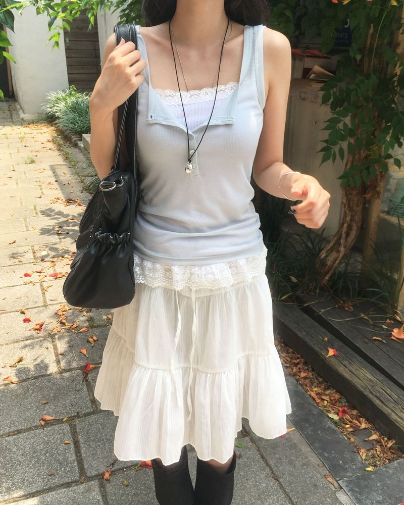 kyoive（コイブ）の「Tencel button sleeveless（Tops）」