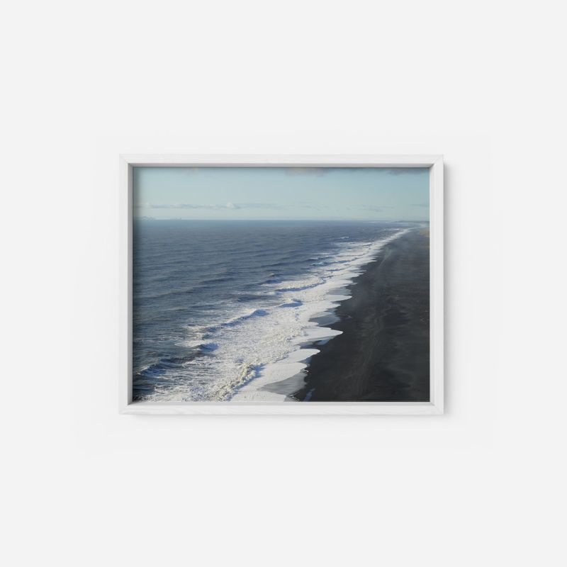 (A3) Iceland Dirholay Sea Poster