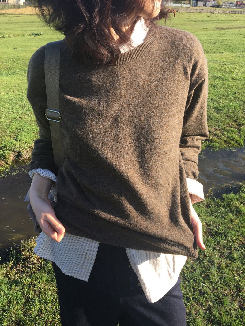 Wooltouch Crewneck Knit (3color)