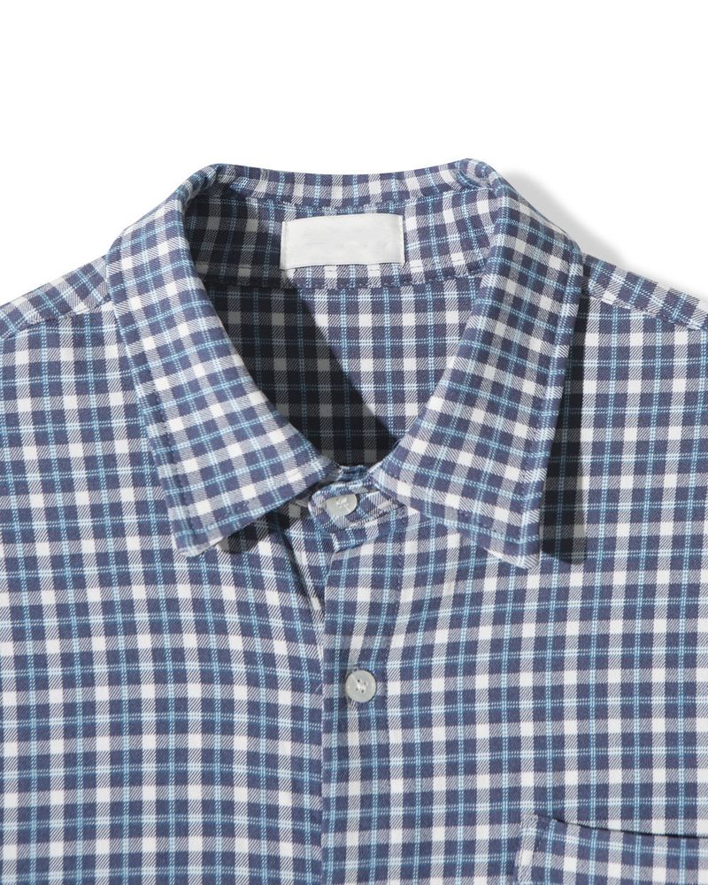 N Semi Crop Check Shirt