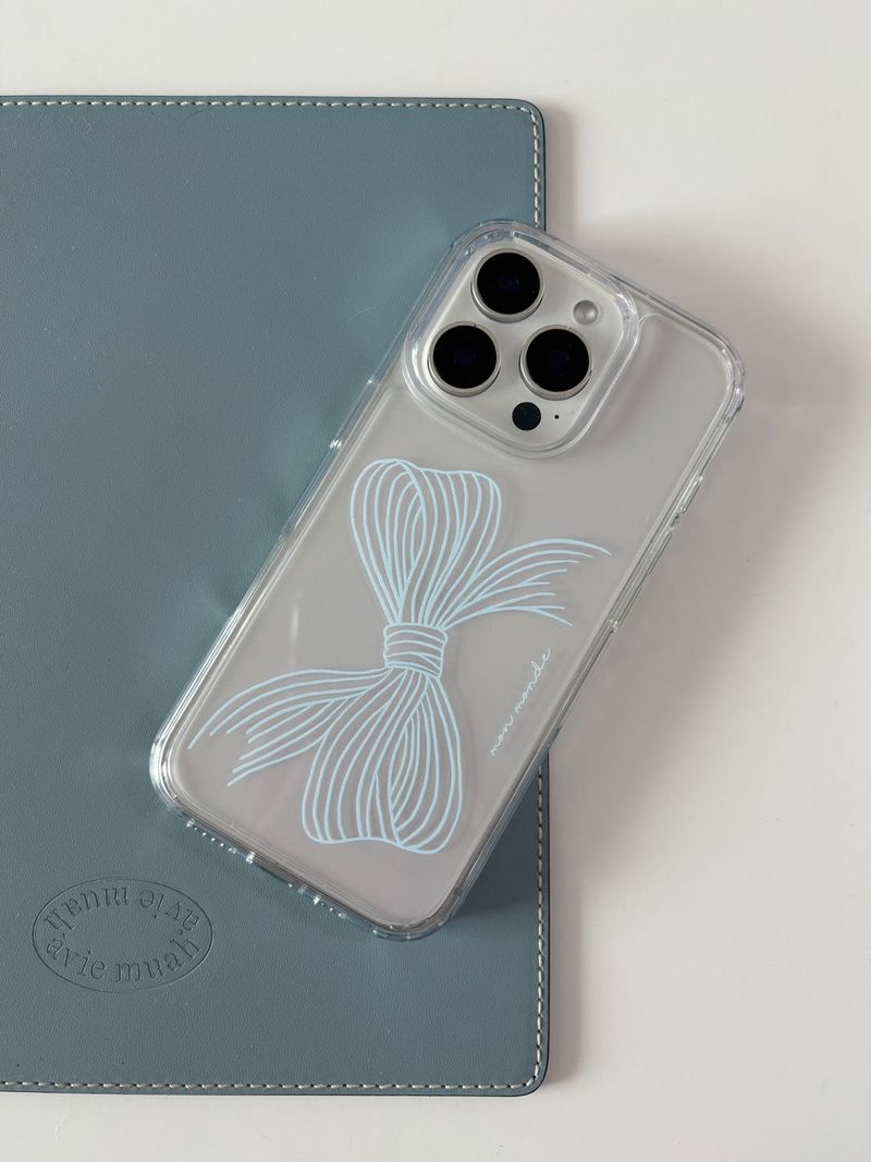 mon monde（モンモンド）の「brush ribbon phone case（Smartphone Accessories）」