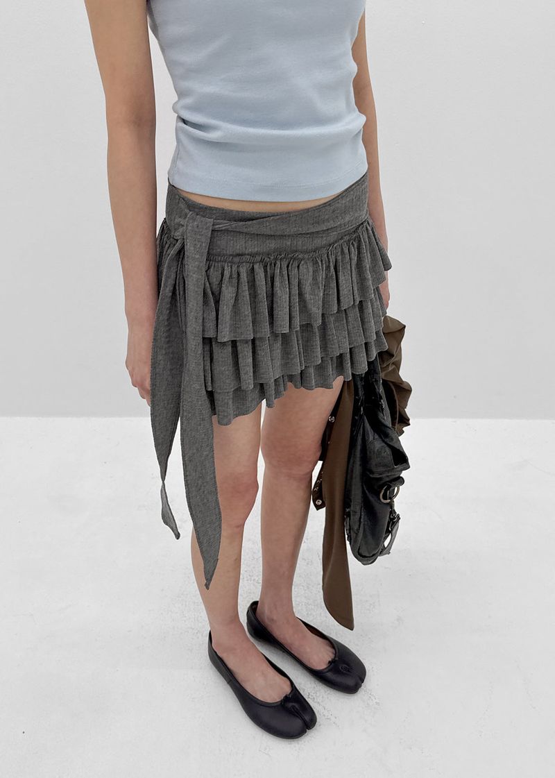 BLACKUP（ブラックアップ）の「[MADE] Alotte Strap Tiered Skirt Pants（Skirts）」