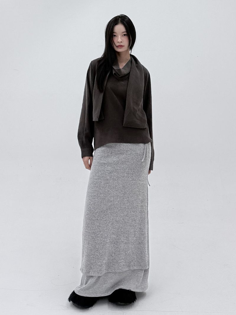  MUFFLER BLEND BLOUSE
