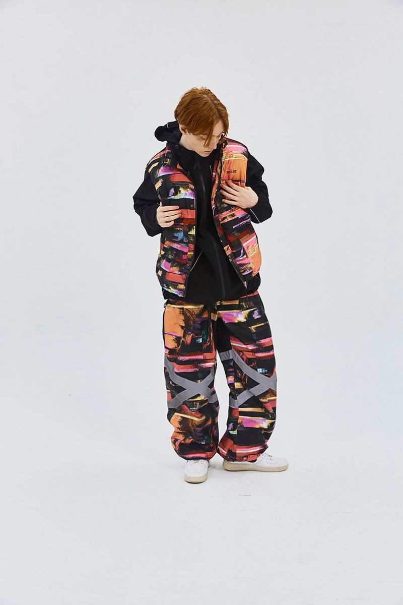 ORIGINAL POT-X REFLECTIVE JOGGER PANTS PINK PATTERN