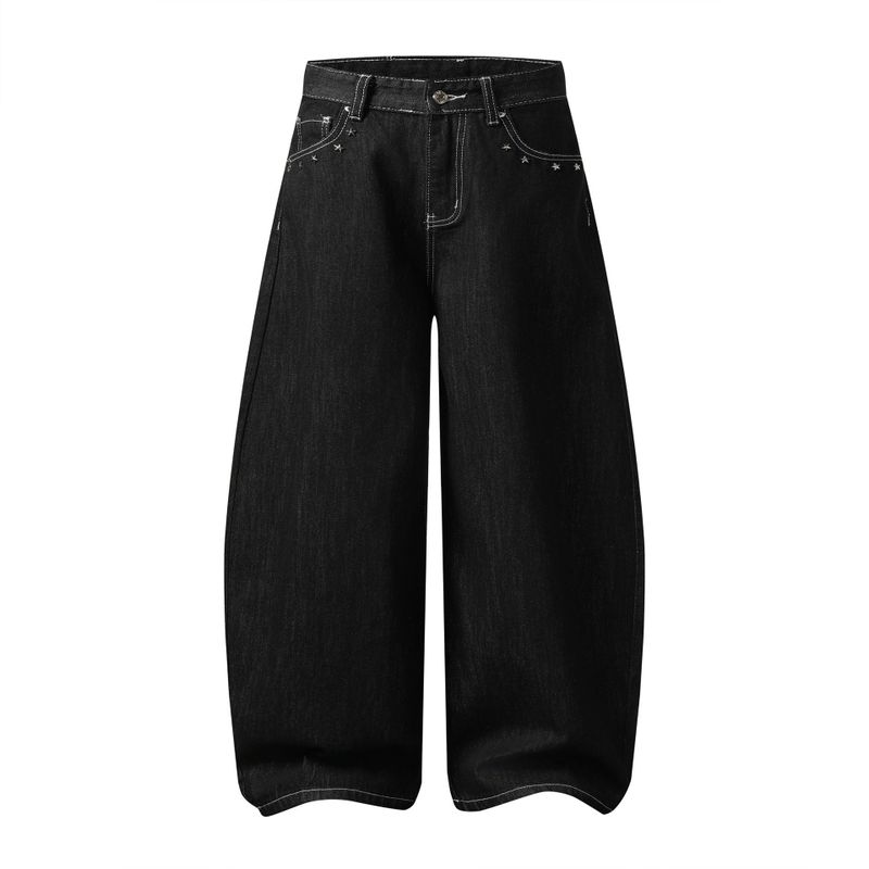 Sage Heart Wing Wide Fit Denim
