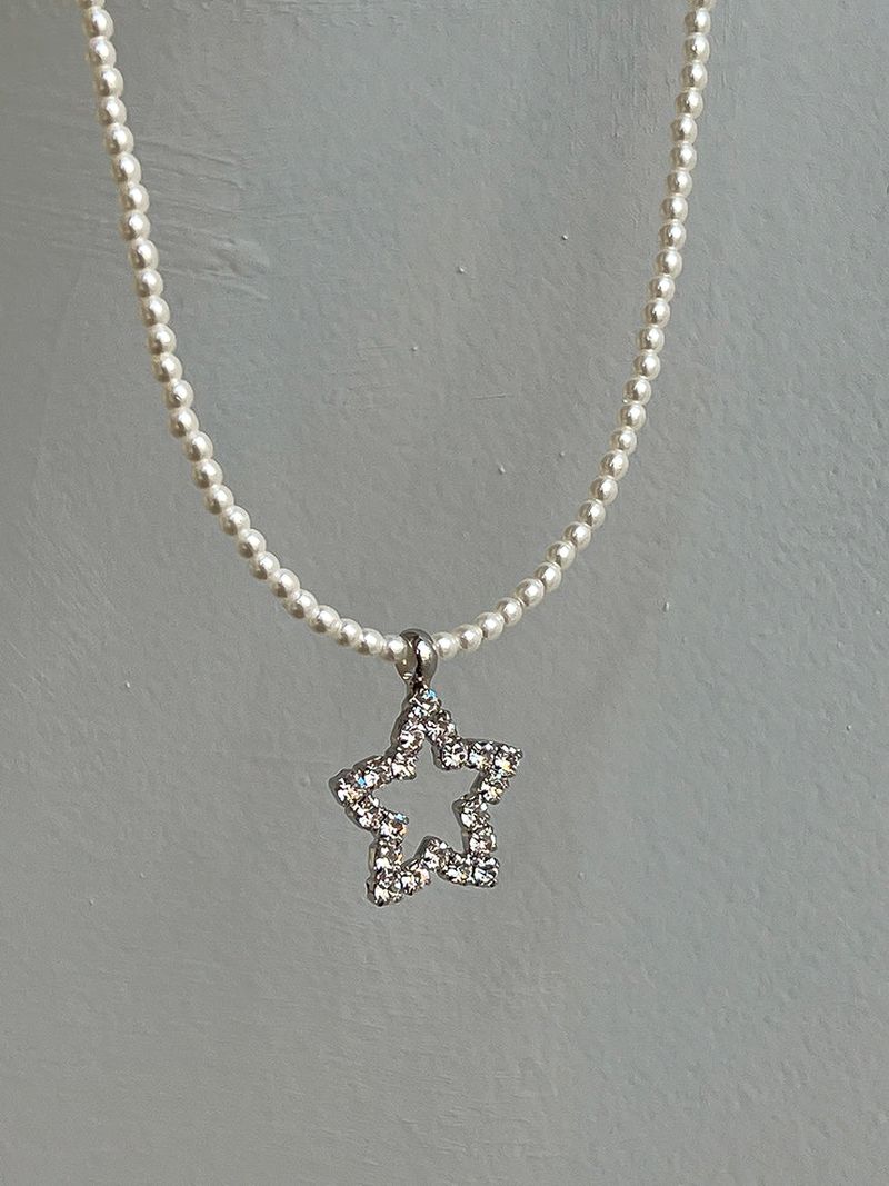 pearl star necklace