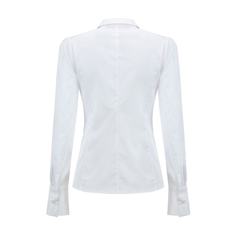 Necktie Chain Shirt - WHITE