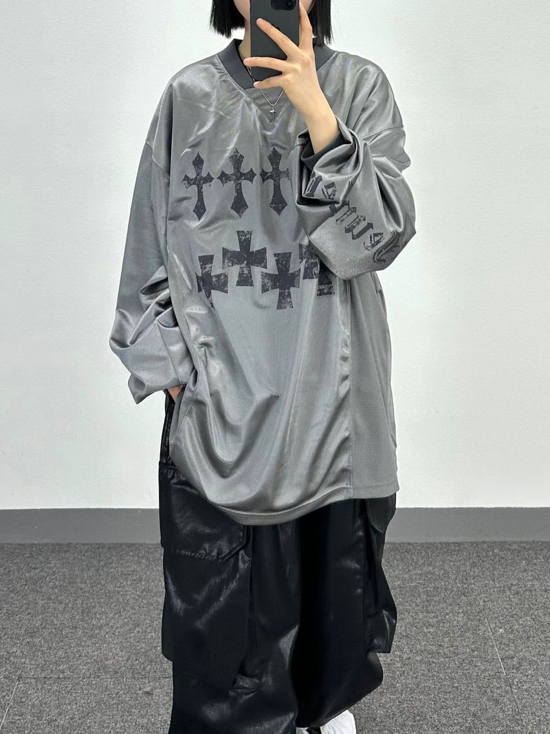 d cross jersey long-sleeve