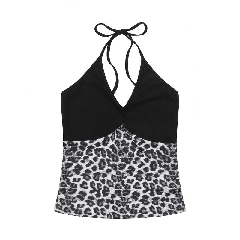 Cozy&Kitsch（コージーアンドキッチ）の「Luni Contrast Leopard Camisole（Tops）」