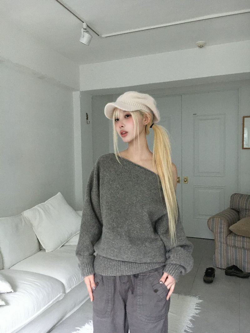 Cozy Off-Shoulder Knit