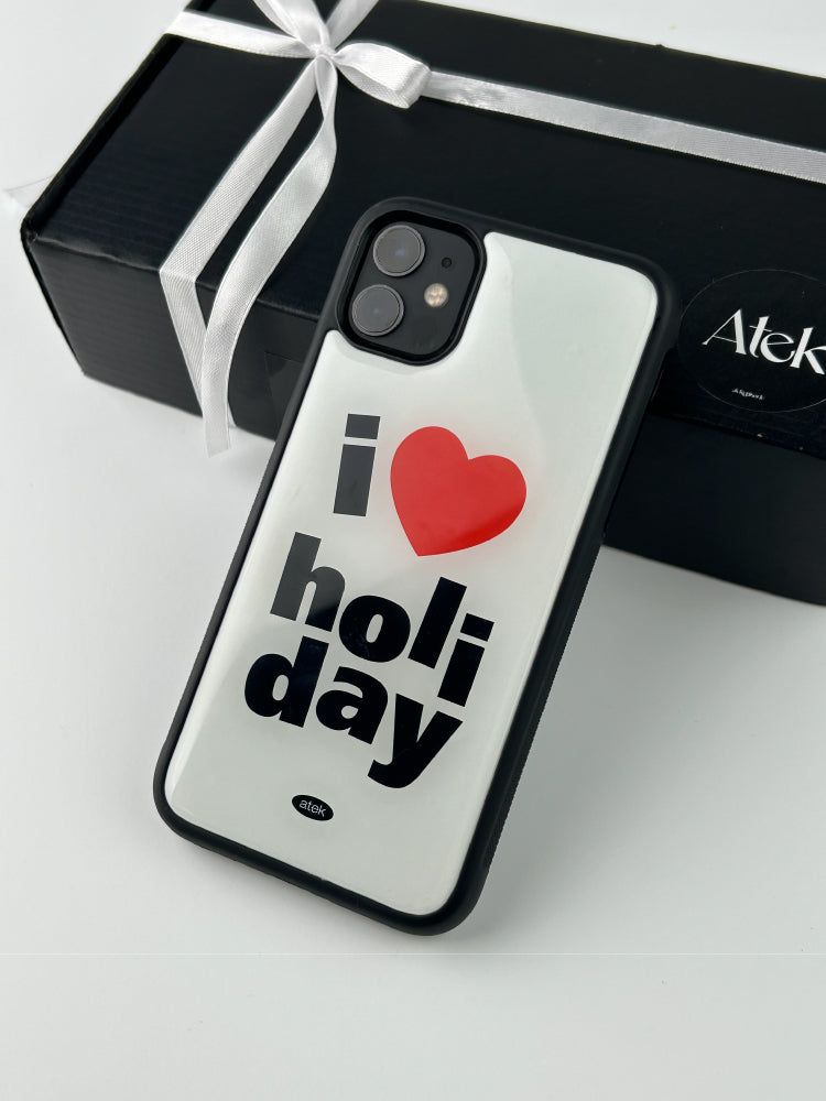 Holiday Epoxy Bumper Case(White)