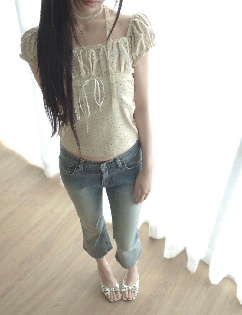hazel scarf tee