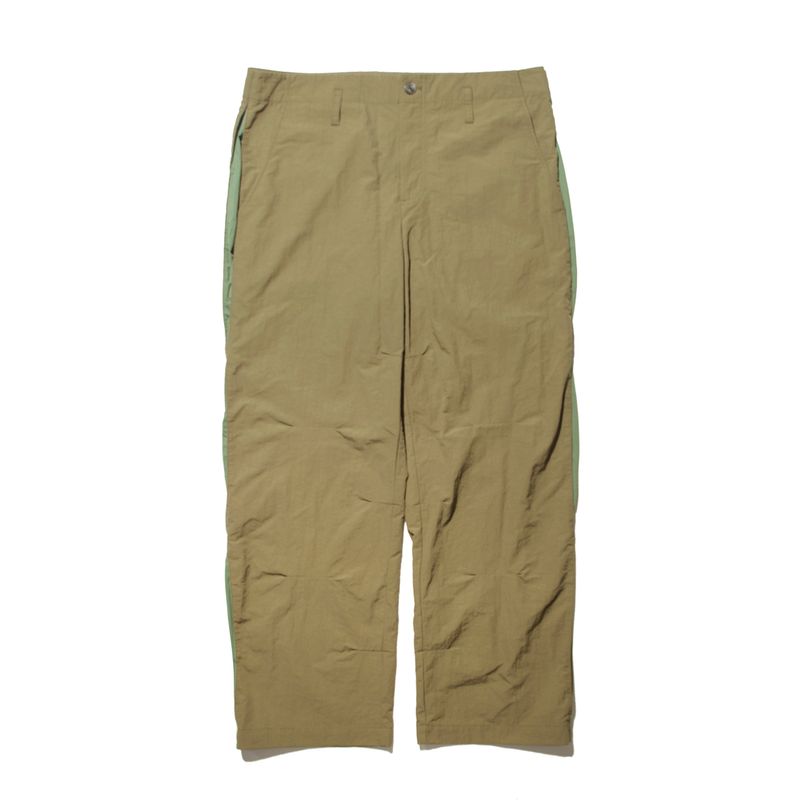 side mesh tucked pants