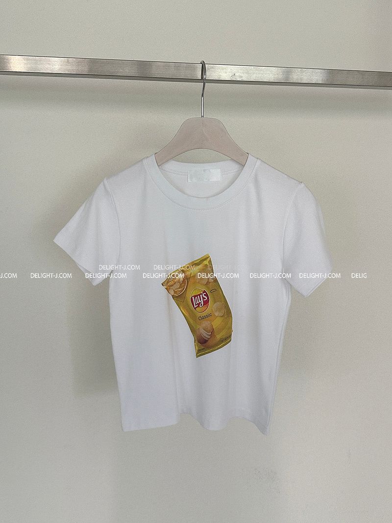 Snack Kitchen Crop Short Sleeve T-shirt