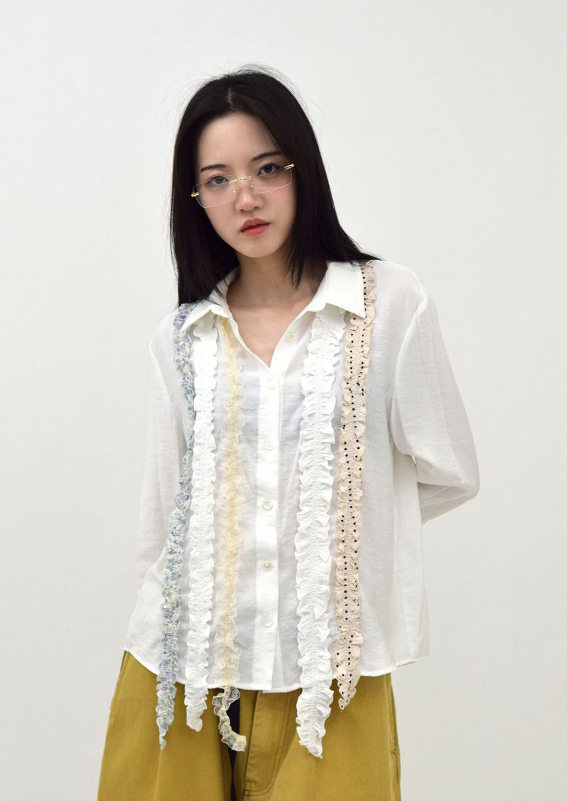 privatelookbook（プライベートルックブック）の「Berry Frill Blouse（Tops）」
