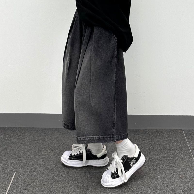 PEARCLAN(ペアクラン)の「pintuck denim half pt(Pants)」