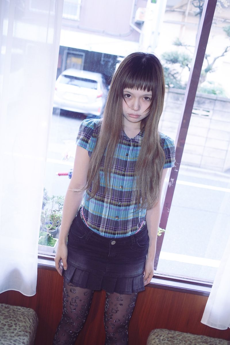 アリスピンタックシャツ (BLUE)