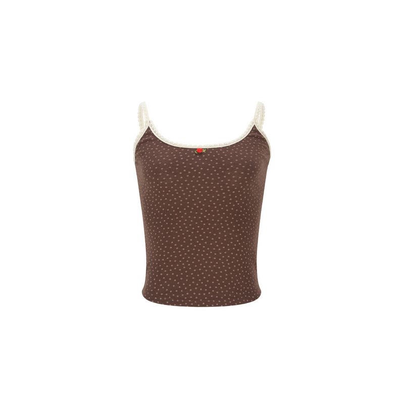 MINJIENA（ミンジエナ）の「star sleeveless brown（Tops）」