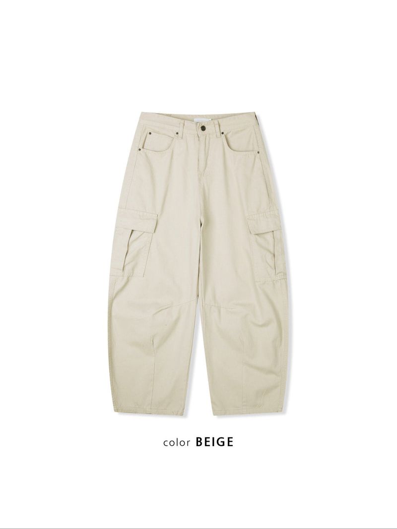 Bone Washed Cargo Pants