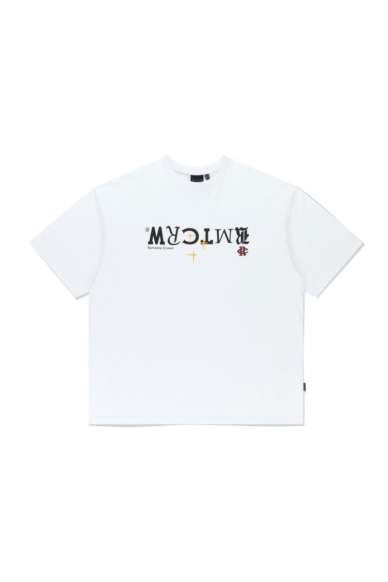 REPAIRED SHINING LOGO TEE SHIRT