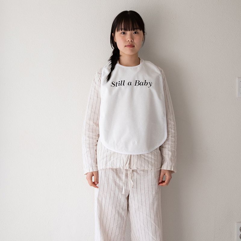 shytimothee（シャイティモシー）の「アダルトビブ　ホワイト（雑貨/ステーショナリー）」