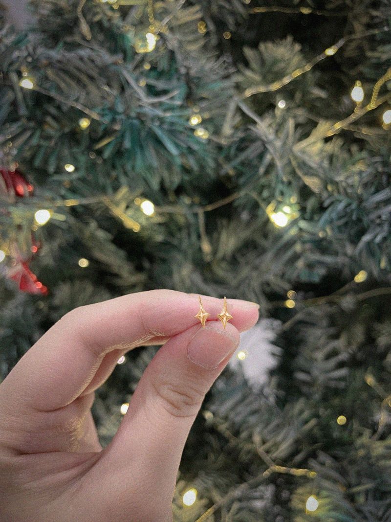 Mini star Earrings - Gold