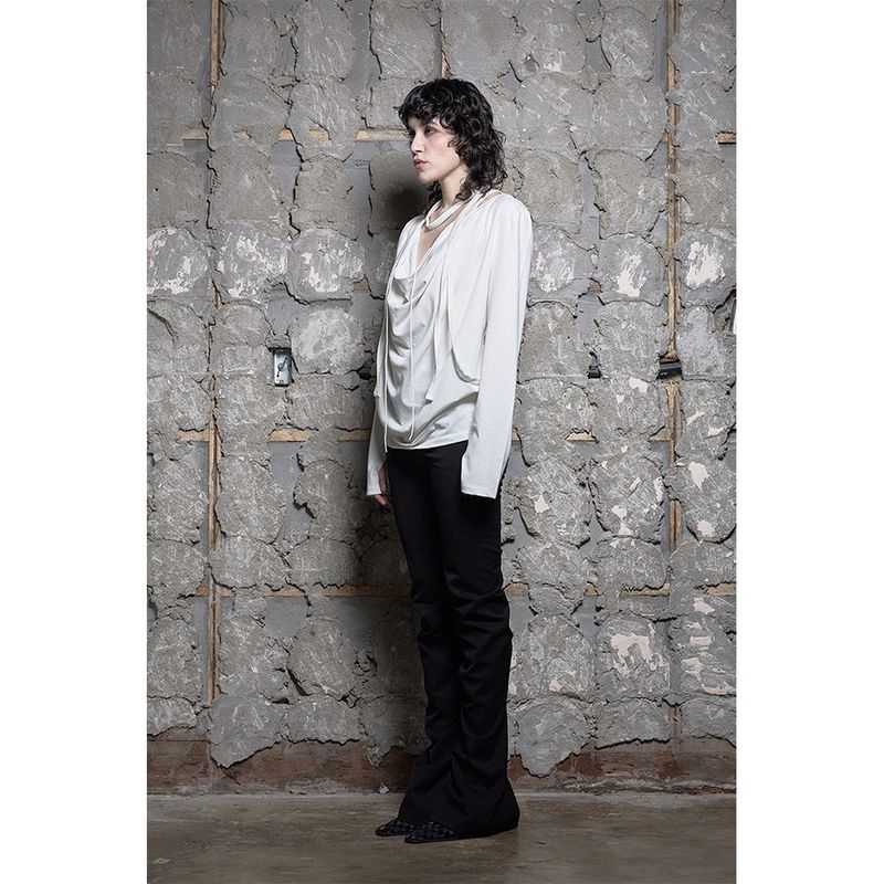 STRAP COWL TOP