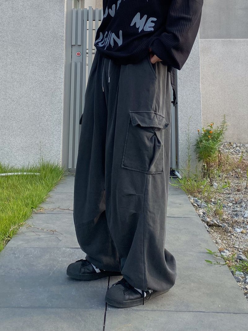 Pigment Stper Cargo Balloon Pants 2C