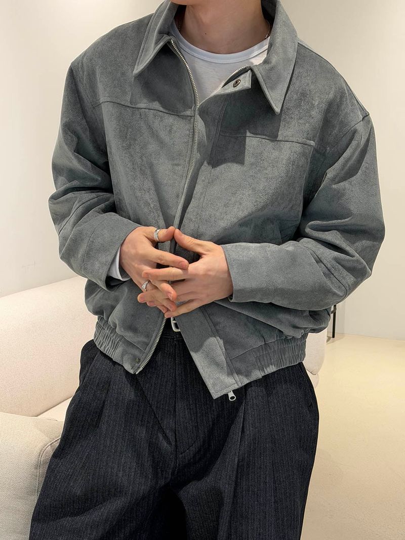 LAURANT(ロラン)の「Suede short blouson(3color)(Jackets/Outerwear)」