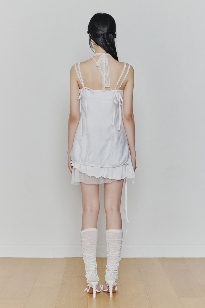 PURITY DRESS white