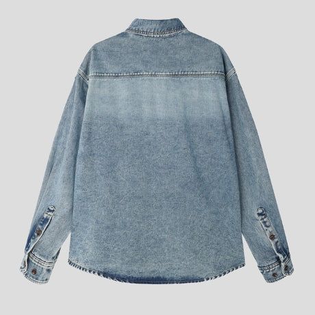 Hamb Work Patch Denim Shirt