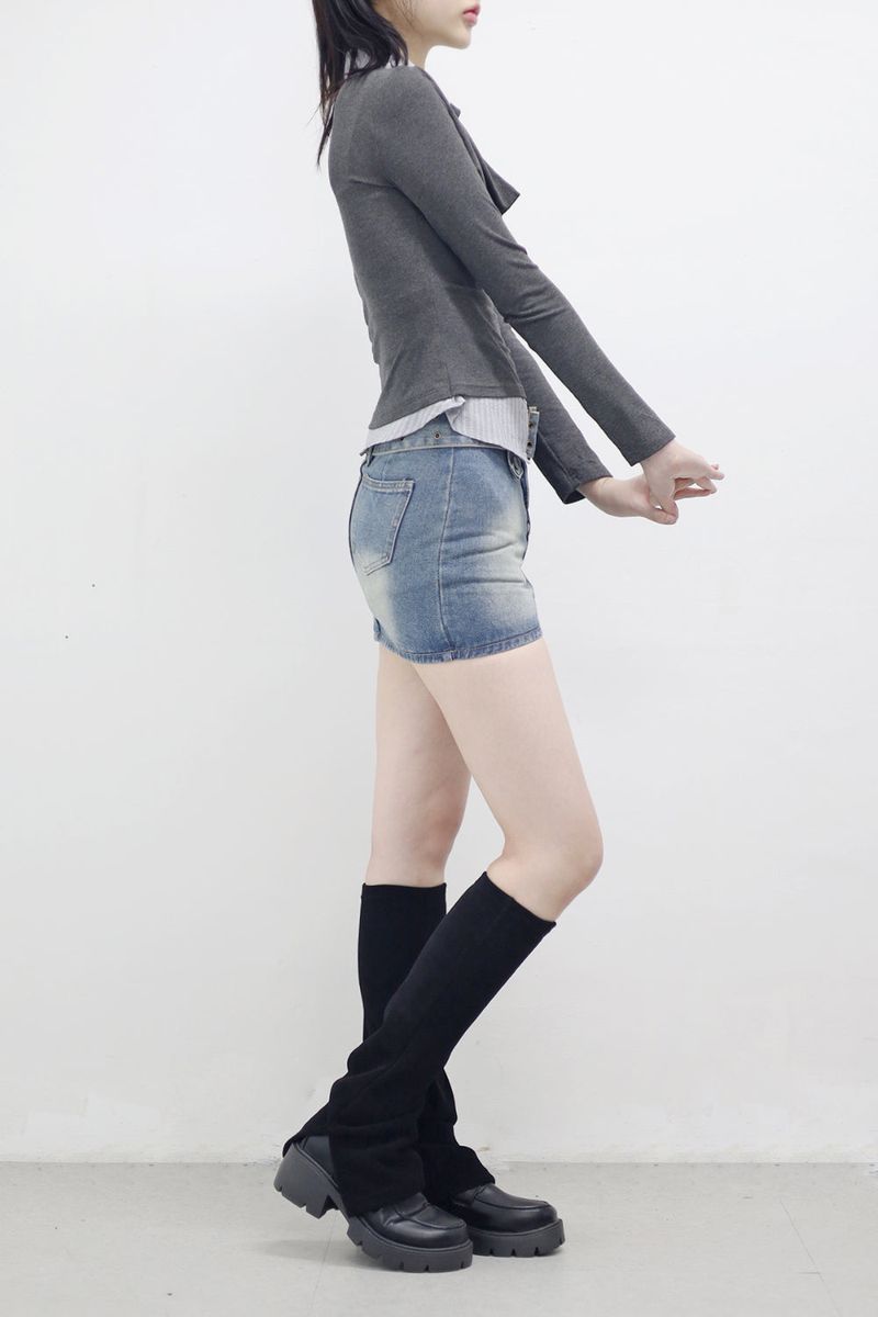 Fancy Shirred T-Shirt