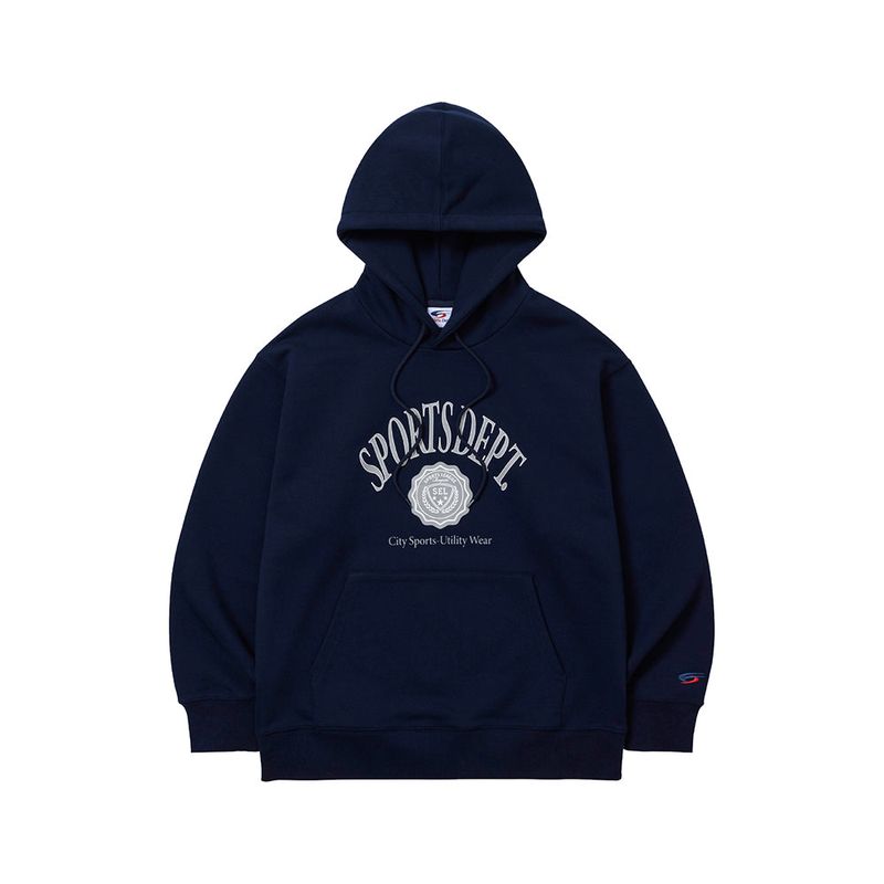 FCMM（エフシーエムエム）の「Sports Dept SEL College Hoody - Navy（Tops）」