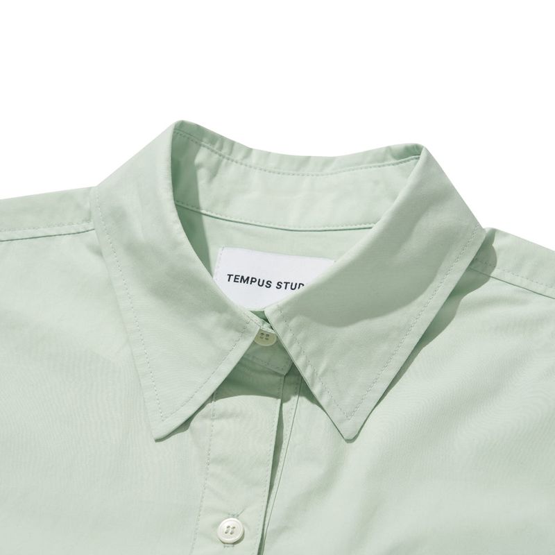 TEMPUS OVER-FIT HALF SLEEVE SHIRT [MINT]