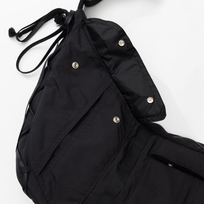 Taped Shoulder Bag (Black)