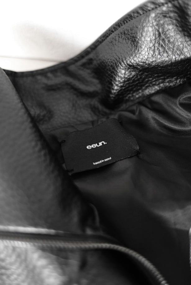 26SS★ [ EEUN MADE] Biker clip leather jumper