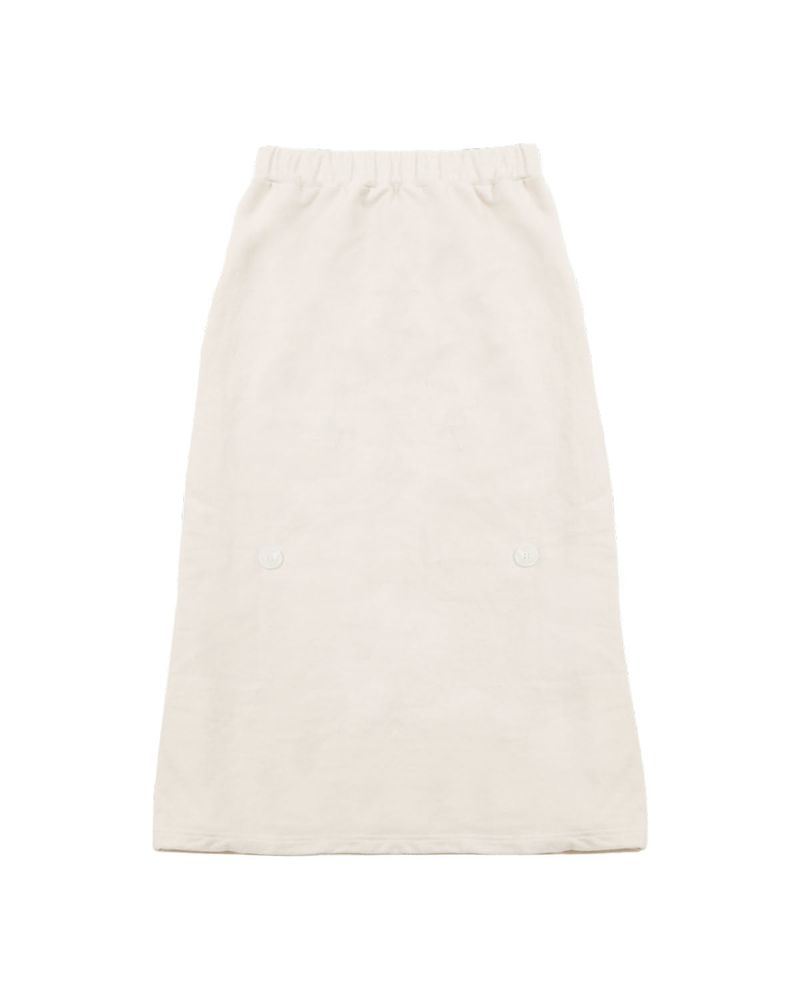 OSHIGH（オスハイ）の「4way Button Long Skirt Ivory（Skirts）」