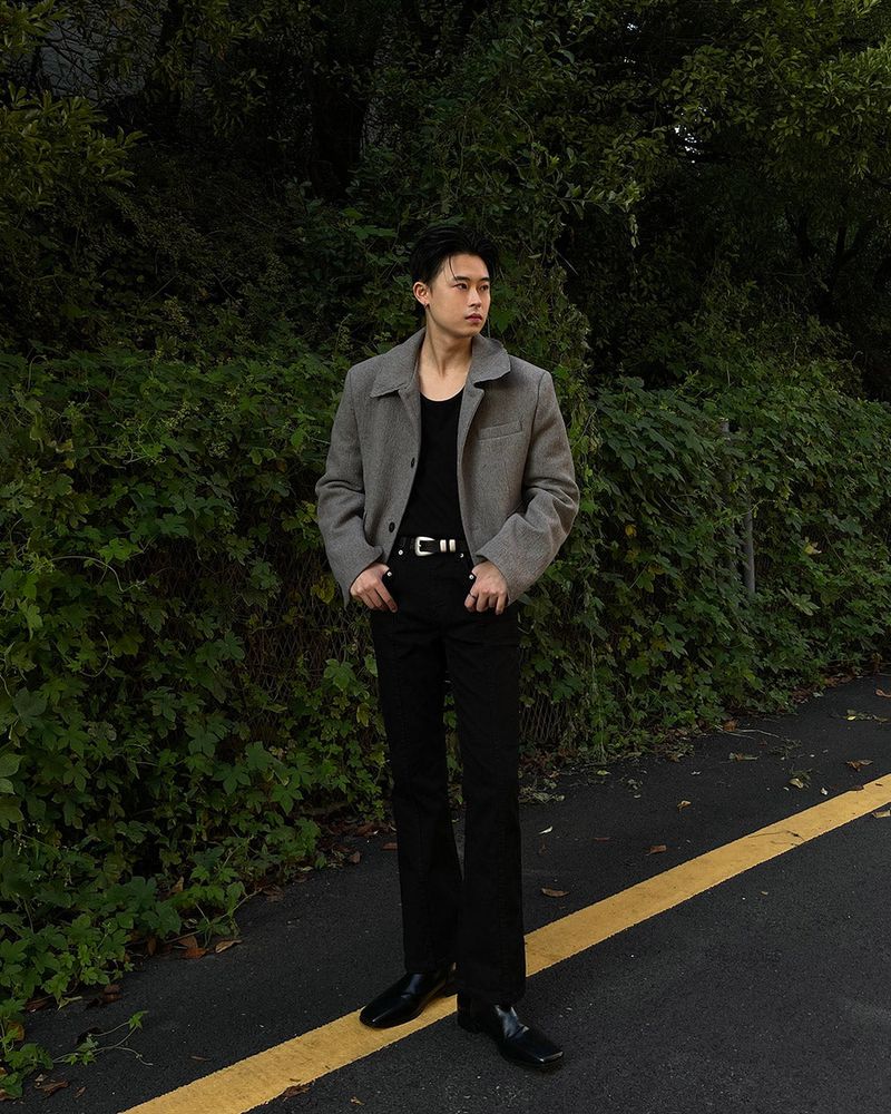 TAP Cutting Crop Wool Jacket