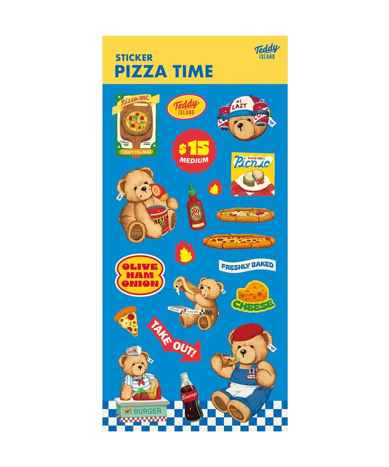 PIZZA TIME Sticker