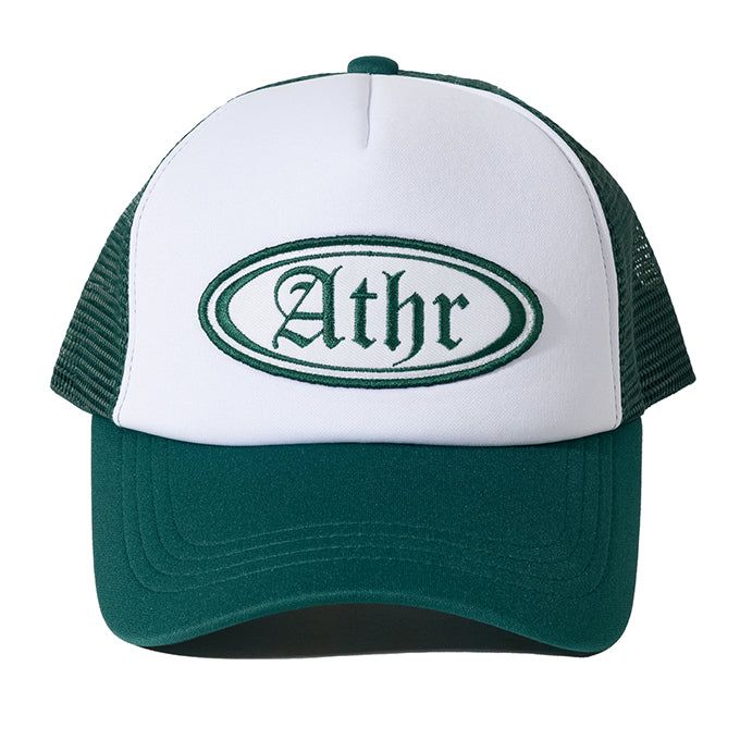 GREEN ATHR TRUCKER CAP